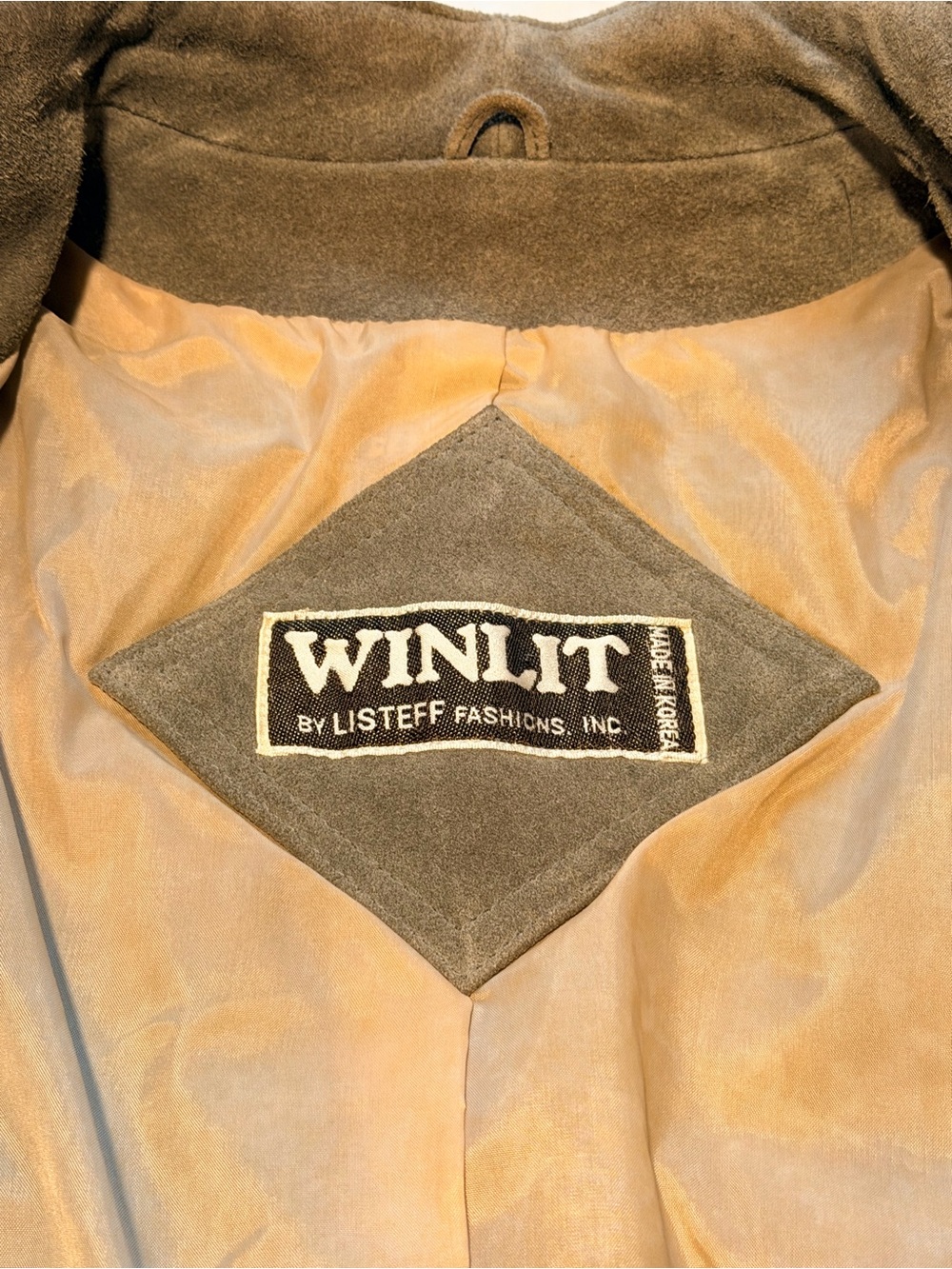 Winlit Genuine Leather Jacket - Women’s Size 11/12 - Gray - Excellent Condition - Picture 5 of 10